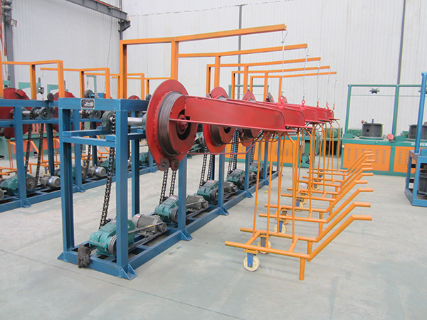 收线机存放一角